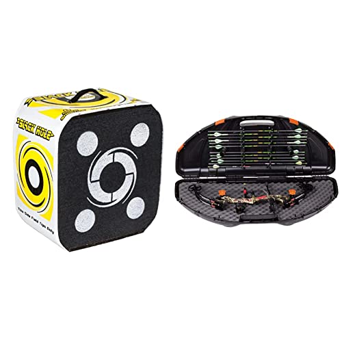 Black Hole Archery Target 18" & Flambeau Outdoors 6461Sc Safe Shot Bow Case, Portable Bow Storage #TOP11