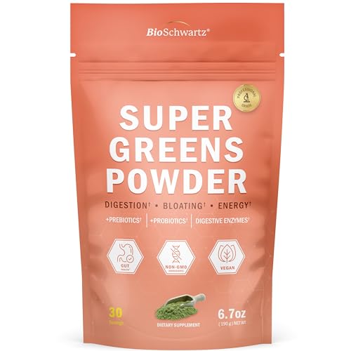 BioSchwartz Greens Powder with Probiotics and Superfoods