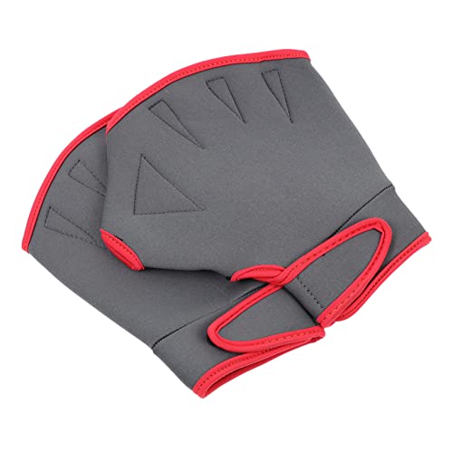 Homoyoyo 1pair Adjustable Swimming Gloves for Swim Training Premium Nylon Swim Mitts for Unisex Breathable Skin-Friendly Sports and Activities Comfortable Fit for Enhanced Performance