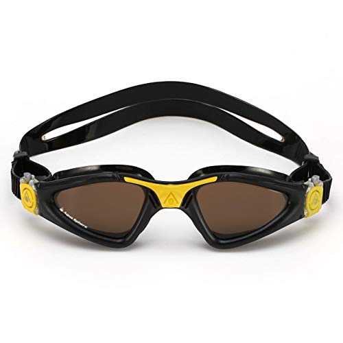 Aqua Sphere Kayenne Swim Goggles with Polarized Lens (Black/Yellow)