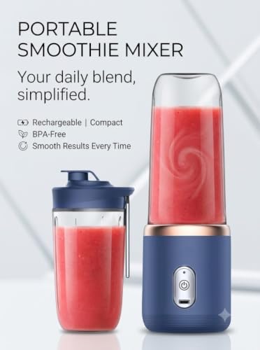 K K KAATH KOH LIFESTYLE Rechargeable Mini Blender Bottle, 1 Pieces - Image 6