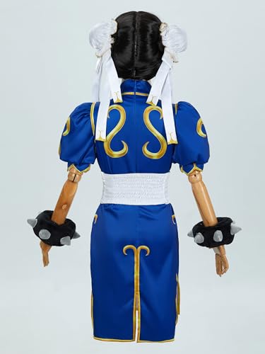 Disfraz Chun Li Street Fighter para Niñas Talla S-M-L miniatura 3