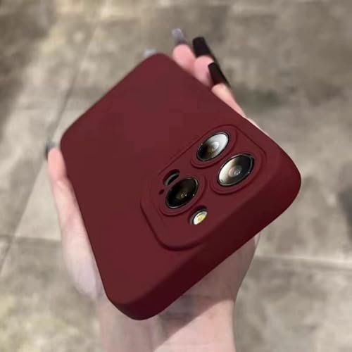 Coque silicone iPhone 13 Pro rouge mat idéale pour sécuriser vos photos en voyage