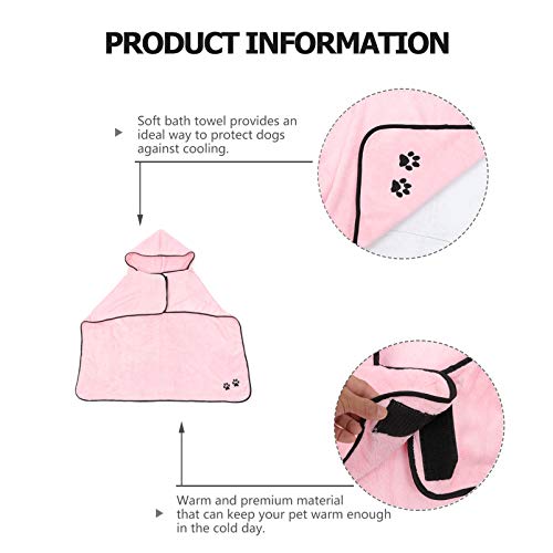 ULTECHNOVO Toalha de Banho para Animais de Estimação Lã Cachorrinho Cachorrinho Toalha de Secagem Rá