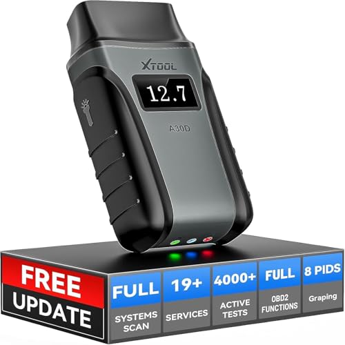 Idee Regalo Uniche: Questo strumento di diagnosi OBD-II A30D per tutte le auto è una scelta regalo perfetta per tuo padre, nonno o fratello che è proprietario di un’auto, tecnico, appassionato fai-da-te avanzato, proprietario di un’officina, rivenditore di auto nuove o usate, ingegnere automobilistico o meccanico professionista. Ogni proprietario di auto ne avrà bisogno.
