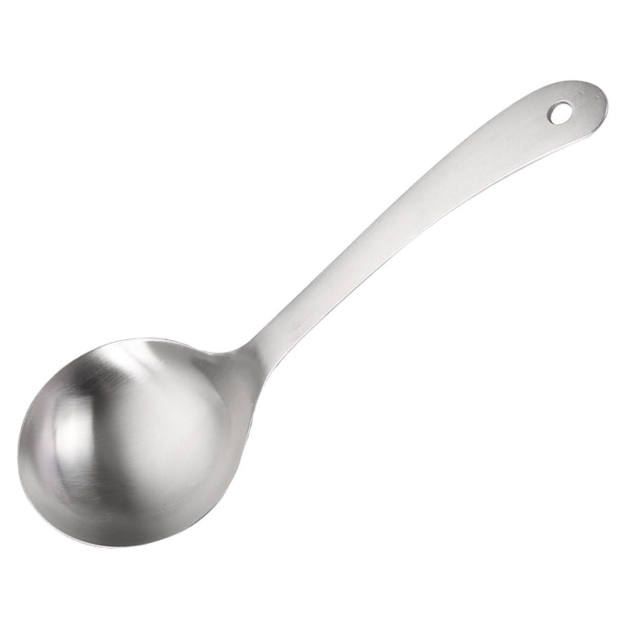 Stainless Steel Rice Spoon Ergonomic Design for Serving Soups Desserts More Convenient Kitchen Accessory for Home Hotels S