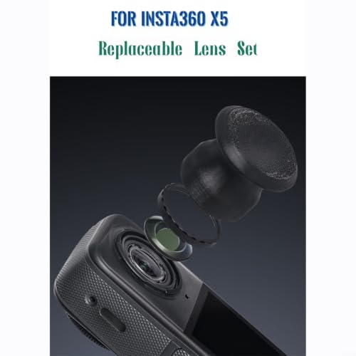 Lente de vidrio negro para Insta360 X5 que logra restauración sin costuras 3