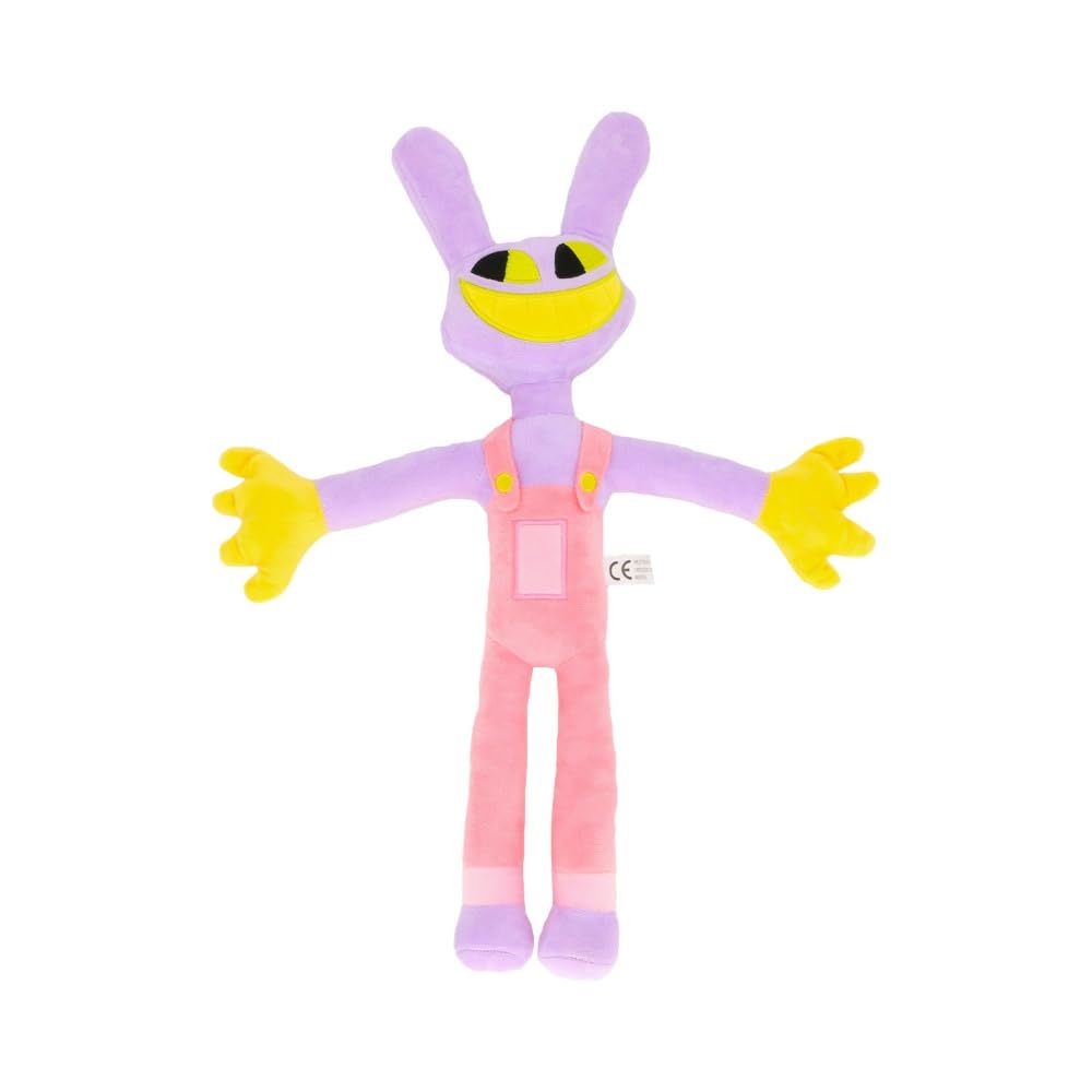 XIYUAN The Amazing Digital Circus Jax and Pomni Plush Doll (8"/20.3 cm) - Soft Stuffed Animals, Collectible Toys for Fans, Cartoon Character Gifts for Kids & Adults (Long legged rabbit)