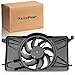 PartsFlow Engine Cooling Fan Without Control Module Assembly for 2012 2013 2014 2015 2016 2017 2018 Ford Focus 2.0L L4 621-606 BV6Z8C607K