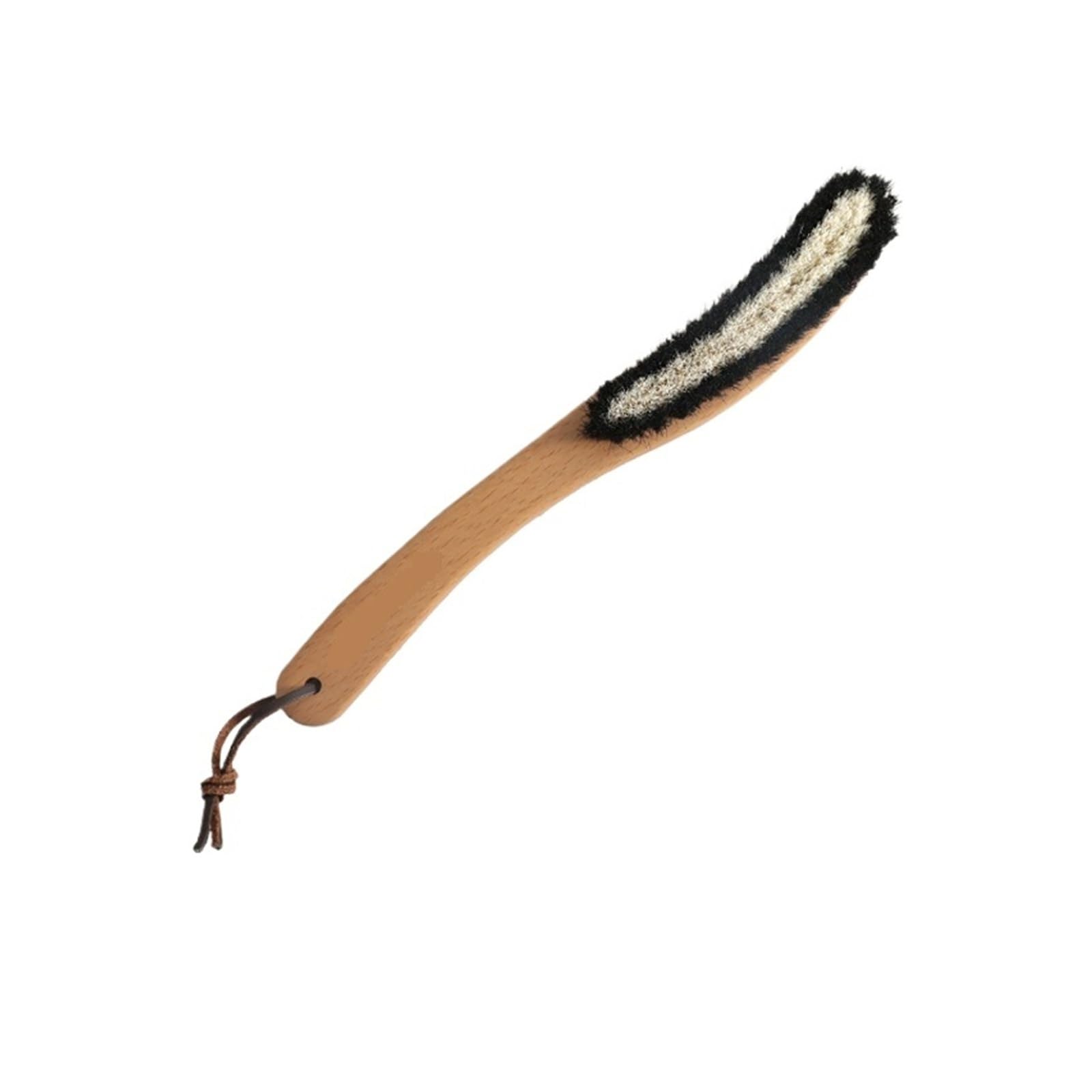 Horsehair brush Horsehair Bristles for Man Cashmere Coats Fur Sweaters Grooming(Brush4-Blackwhite)