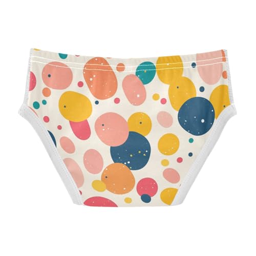 KLL Cute Colorful Irregular Polka Dot Baby Boys Cotton Underwear Cute Undies2