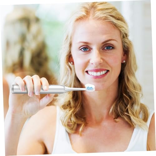 HONITANO Elektrische Zahnbürste für Erwachsene Kabellos mit Weichen Aufsteckbürsten Tragbares Zahnreinigungsgerät für Reisen Büro und Alltag – Bild 5