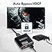 4K HDMI Splitter 1 in 2 Out, HDMI Splitter 1 to 2 Amplifier Duplicate/Mirror Screen Monitor Support EDID for HDMI 2.0b RGB 4:4:4 1080P/ 3D/ 4K for Xbox PS4 Fire Stick Roku Blu-Ray Player Apple TV