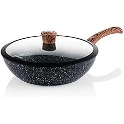 Westinghouse Wok Westinghouse Wok Vitrocerámica - 30 cm Sartén Antiadherente Inducción - con Tapa de Cristal - Edición Especial