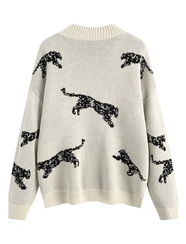 Image of ZAFUL Flower Crochet Turtleneck Sweater for Women Pullover Puff Long Sleeve Boho Knit Sweaters Trendy Knitwear Tops