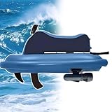 CUTANGELAR Jet Ski Électrique Gonflable, Embarcation Pliable avec Batterie 10 000 MAh. Vitesse Maximale De 10 Km/h. Sensations Fortes Garanties pour Les Adultes Et Les Enfants en Piscine, Lac Et Mer.