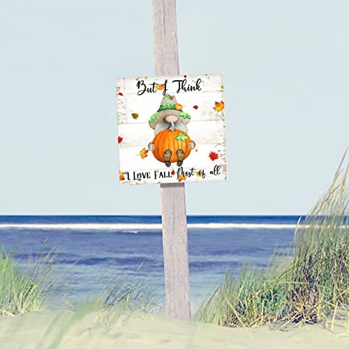 Panneau en bois automne chic de 30cm pour décoration murale de salon - 5