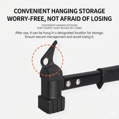 Heavy Duty Tent Stake Peg Hammer & Puller 2 in 1 Tool, Portable Camping Mallet with Non-Slip Rubber Handle, Steel Tent Stakes Remover for Outdoor Camping Hiking Backpacking by Beefoor - Image 4
