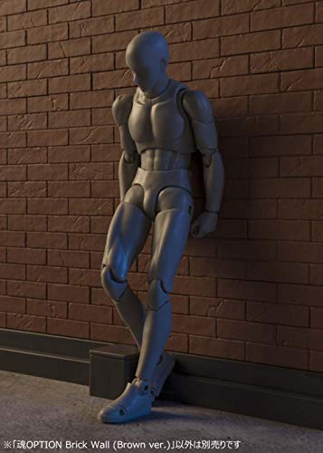 Bandai Netaddiction Model Kit – Tamashii Option Brick Wall Brown Version – Accessoires