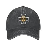 Gorra clásica de béisbol Hip Hop Wash 1870 Gott Mit UNS Iron Cross Hombres Snapback Casquette Vaquero Ajustable Transpirable Deportivo Ajuste Algodón Sombrero