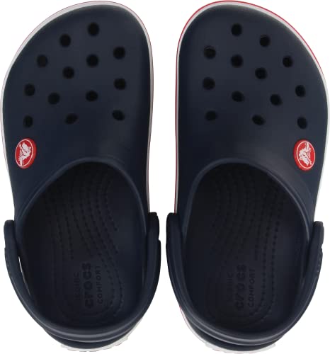 Image of Crocs unisex-child Crocband Clog Clog, Navy /Red, 4 UK M / 5 UK W (M5W7)