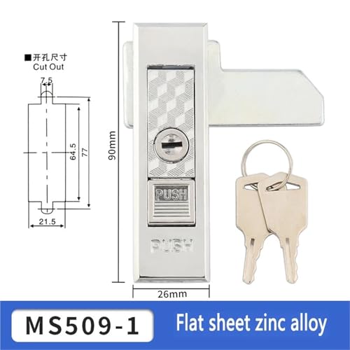 Serrure pour armoire de distribution d'énergie dans l'atelier