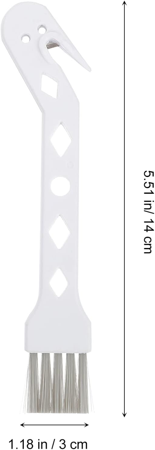 Diagram showing the dimensions of the vacuum brush attachment