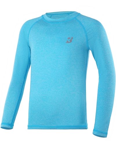 Roadbox Boys Upf50+ Sun Shirt - Long Sleeve Rash Guard Swim Shirt Quick Dry Sun Protection Water Shirts For Kids Boys Swiming Fishing Hiking Outdoors cover