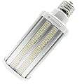 NC Super Bright 60W LED Corn Light Bulb 450 Watt Equivalent 7500 Lumens E39 Large Mogul Base Large Area 5000K Daylight White Outdoor Indoor Garage Warehouse High Bay Barn Backyard