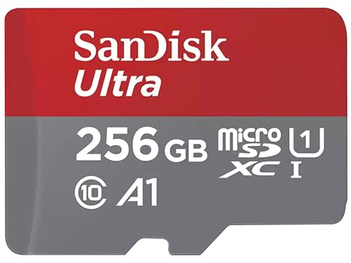 SanDisk Ultra 256GB microSDXC UHS-I Card for Chromebook with SD Adapter and up to 150MB/s transfer speed