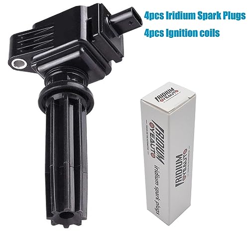 OYEAUTO Ignition Coil Pack with Iridium Spark Plug UF670 C1816 2.0L 2.3L L4 Compatible with Ford Land Rover Lincoln Edge Escape Explorer Focus Fusion MKC Set of 4 - Thumbnail 5