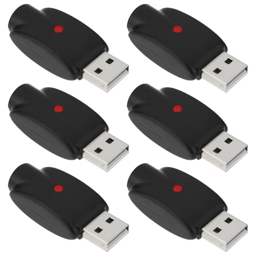 VGOL 6 Pièces Chargeur Intelligent USB Fileté 510 avec Protection Contre Les Surcharges Indicateur LED Adapté pour Ordinateur Portable Chargeur de Voiture...