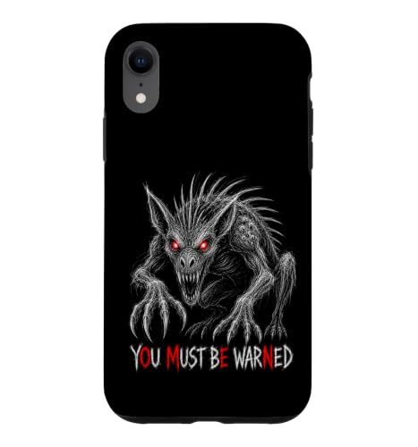 �`���p�J�u�� You Must Be Warned Omen Warning �v�G���g���R �X�}�z�P�[�X iPhone XR �p