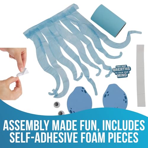 Fun Express Social Emotional Learning Mindful Breathing Octopus Craft Kit - Makes 12 by Fun Express - Image 2