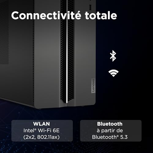 Lenovo LOQ 17IRR9 Ordinateur de Bureau Intel Core i5 14400 RAM SSD NVIDIA GeForce RTX 5060 8GB GDDR7 Windows 11 Home - vue 8