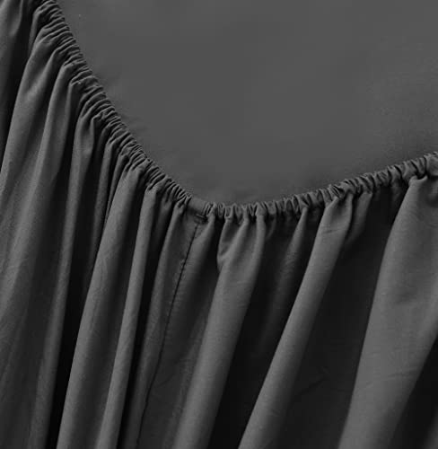 Lonava Queen Size Sheets Set - 6 Piece Set Wrinkle Free Hotel Luxury Oeko-Tex Sheets And Pillowcases Set, Silky Soft Microfiber Bed Sheets, Breathable And Elastic, 16-Inch Deep Pockets, Gray #TOP6