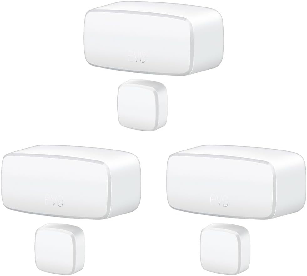 Door & Window (Matter) 3 Pack – Smart Contact Sensor for Doors & Windows, Open/Closed State, Automatic Control of Accessories, Matter Over Thread, Apple Home, Alexa, Google Home, SmartThings