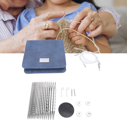 Aiguilles à tricoter circulaires interchangeables pour réussir vos premiers projets sans couture