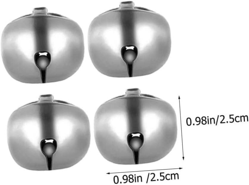 SEWACC 60pcs Portable Small Craft Bells Plated DIY Accessories for Holiday Decorations Christmas Tree Ornaments and Creative Projects for Parties and
