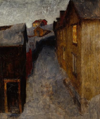 Affiche Harald Oscar Sohlberg imprimée sur toile triste de 60x90cm