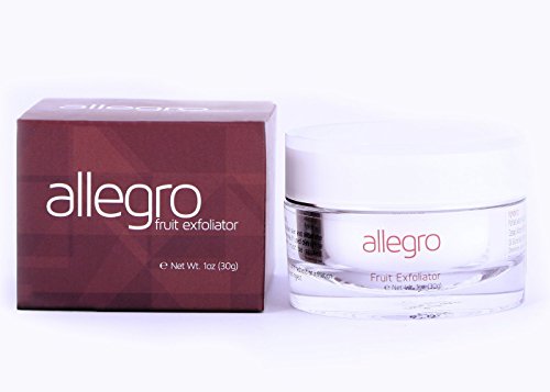 Allegro Fruit Exfoliator, Face Scrub Exfoliating, Face Exfoliator Cream, Facial Scrub Exfoliator Reduce Wrinkles and Fine Lines, 1 Oz