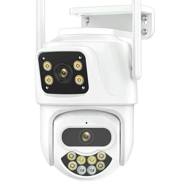 Zewnętrzna kamera WiFi, kamera nadzorująca 8 mp, kamera ptz 360, podwójna kamera, zewnętrzna kamera IP, bezpieczeństwo domu WiFi, kamera noktowizyjna, wodoodporna kamera