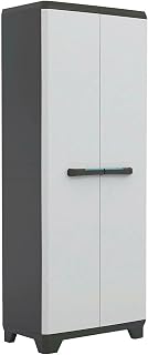 Outdoor Storage Cabinet, Garden Storage Sheds Plastic Garden Storage Tall Plastic Cupboard Storage Outdoor Garden Shelves Utility Cabinet Box