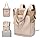 GOLF SUPAGS Zaino Convertibile per Donna Laptop Casual Travel Bag Notebook per Lavoro College Viaggi di Piacere(Nut Latte)