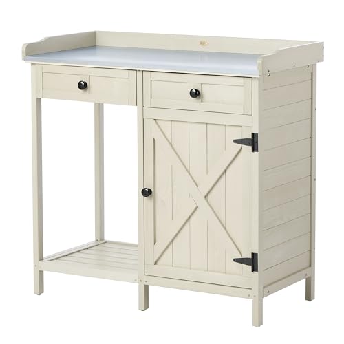 HABAU Potting Bench with Drawer