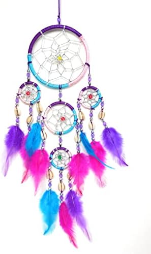 BRILLIANT GIFTS DREAMCATCHER multi colour DREAM CATCHER pink purple turquoise