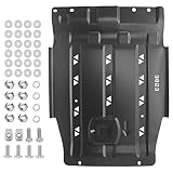 Wzrasmiles Transmission Skid Plate Engine Splash Guard with mounting Screws Compatible with 2015-2022 Ford F150 Protection Plate Replace OEM Under Diaper
