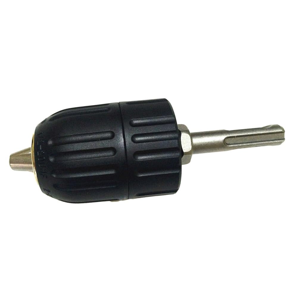 Adattatore per mandrino autoserrante SDS Plus a 1/2-20 UNF, campo di serraggio a 3 griffe da 2-13 mm con bloccaggio brevettato per martelli perforatori da 1050 W+, struttura HSS