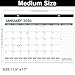 OuMuaMua Desk Calendar 2025-19 Months Desktop Wall Calendar 17 x 11.5 Inches from Jun. 2025 to Dec. 2026 with Julian Date To-do & Notes for School Home Office Planning & Organizing