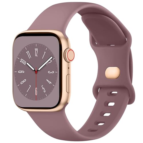 Wanme Compatibles con Correa Apple Watch 38mm 40mm 41mm 42mm 44mm 45mm 49mm 46mm, Correas de Silicona, Pulseras de Repuesto Deportiva Impermeable para iWatch Series 10 9 Ultra 8 7 6 5 4 3 2 1 SE